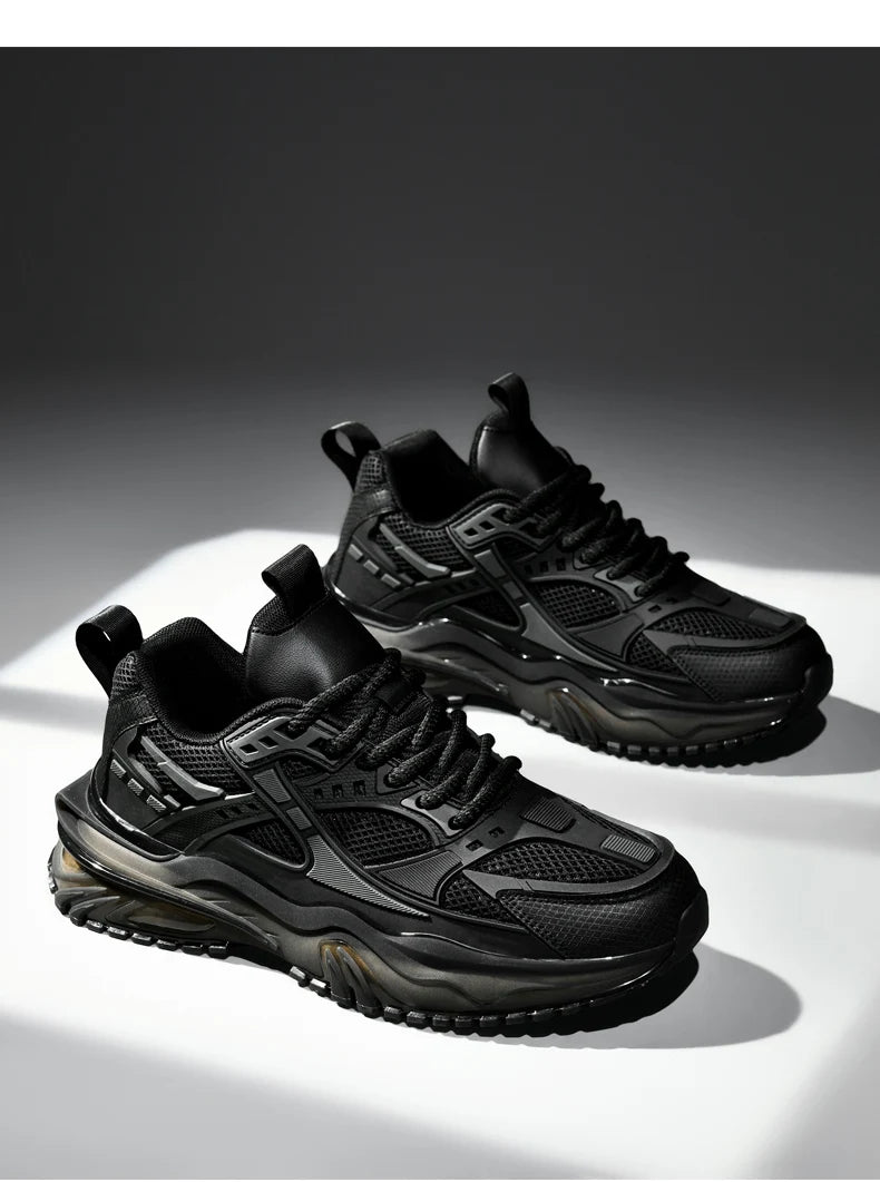 Nouvelles chaussures de sport pour hommes quatre saisons mode confortable extérieur antidérapant semelle épaisse résistant à l'usure respirant baskets de loisirs