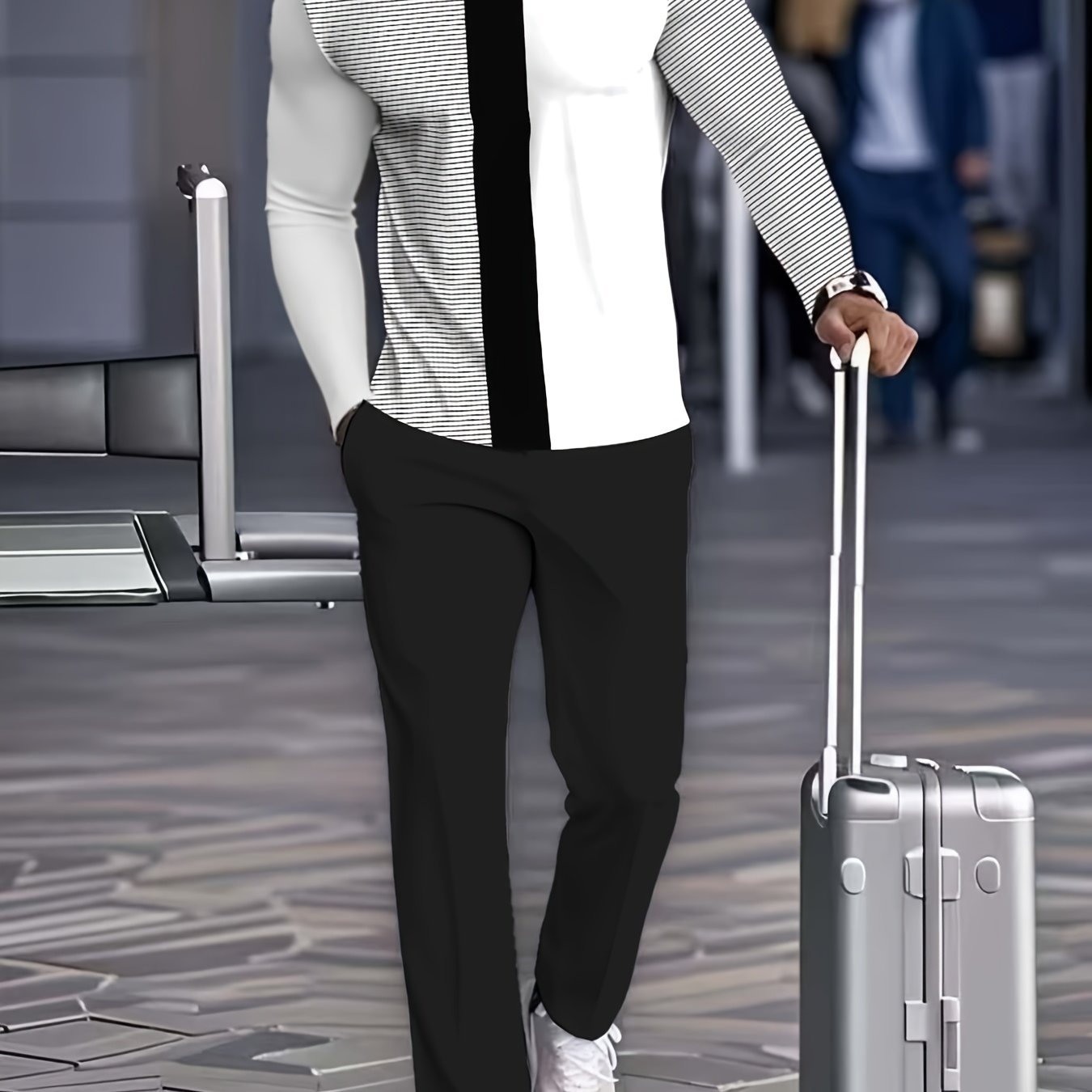 Four Seasons Men's Suit|Fashion|Sports|Two-Piece Men's T-Shirts, Slacks, Suites, Casual Sportswear Sets, Retro Men's Wear|Perfect for Lovers and Gifts|Long and Short Suits