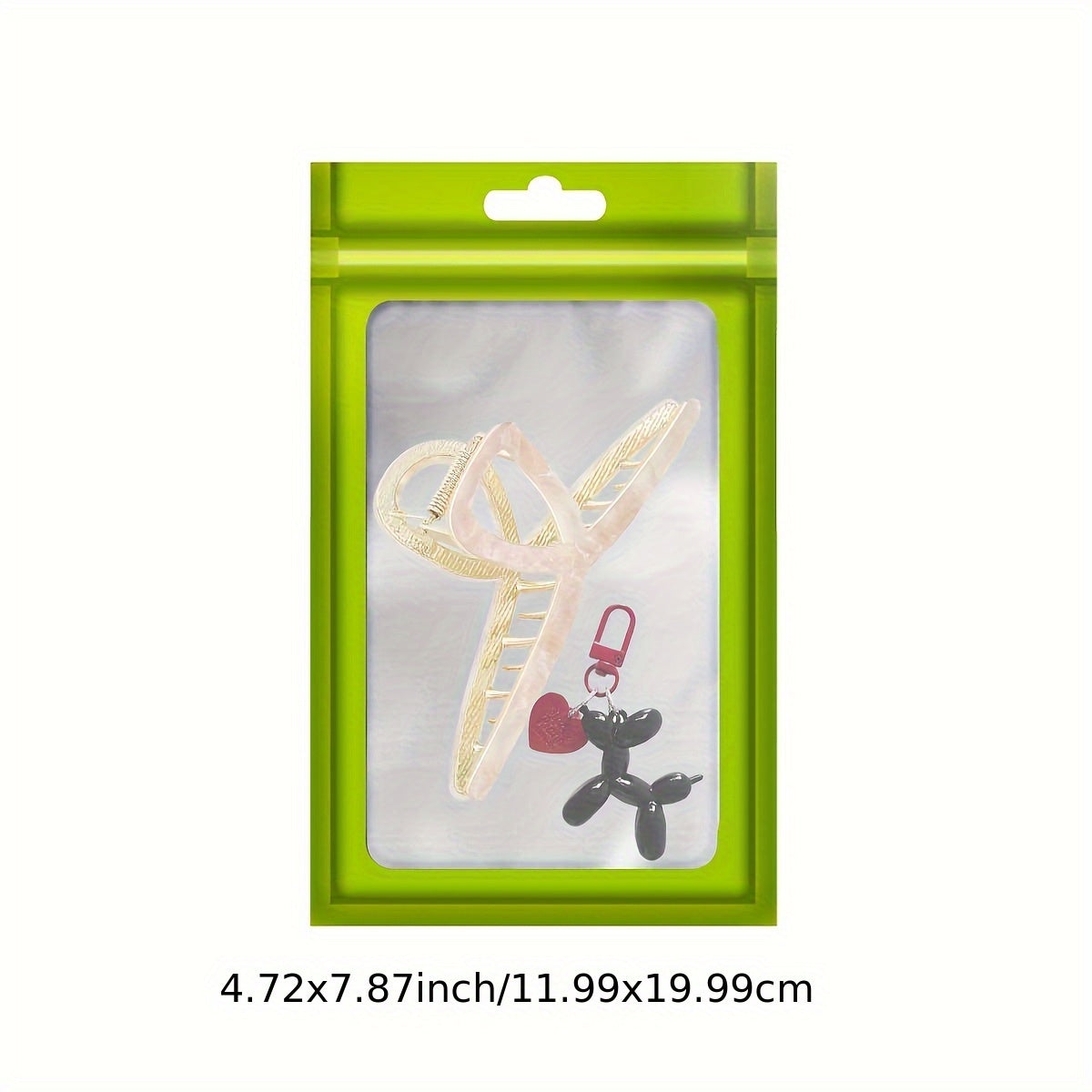 [Holographic Zipper Lock Bags] 100-Pack Holographic Zipper Lock Resealable Bags | Moisture-Proof Aluminum Foil Polyester Film Flat Transparent Window Pouch for Electronics/Jewelry/Cosmetics Organization, 4 Size Options, Non-f - DOGOMET DIGITAL PLUS