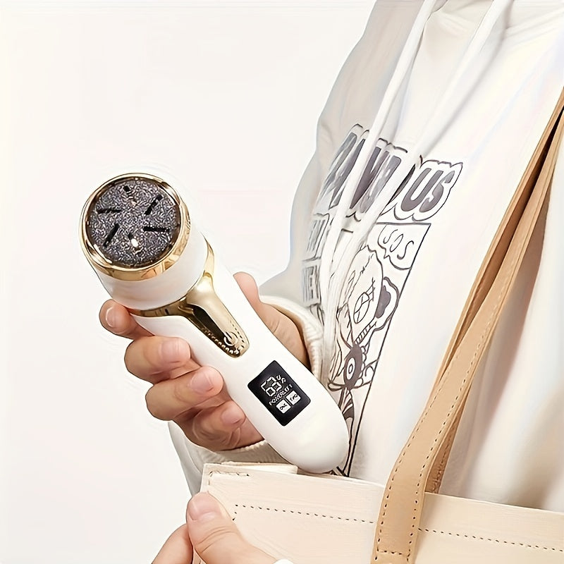 [Electric Pedi Machine] MIGUAN Electric Feet & Remover Device - Cordless, Rechargeable Electric Pedi Machine with, Low-Allergy, Powerful suction & Massage - Heavy-Duty Plastic Construction for, Cracked Heels, Plantar Warts, D