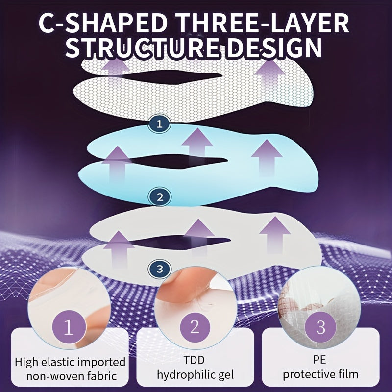 ILISYA C Circulating Eye Mask - 5 pairs, Moisturizing and Firm, Suitable for a Variety of Light Beige Types, Containing Niacinamide and Hyaluronic Acid, Moisturizing Eye Light Beige, Eye Care, Make Light Beige Smooth and Tend - DOGOMET DIGITAL PLUS