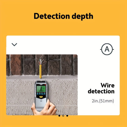 5 In 1 Electronic Wall Detector Finders Multifunctional Handheld Metal Detector Stud Wood Finder Electronic Measuring Instrument