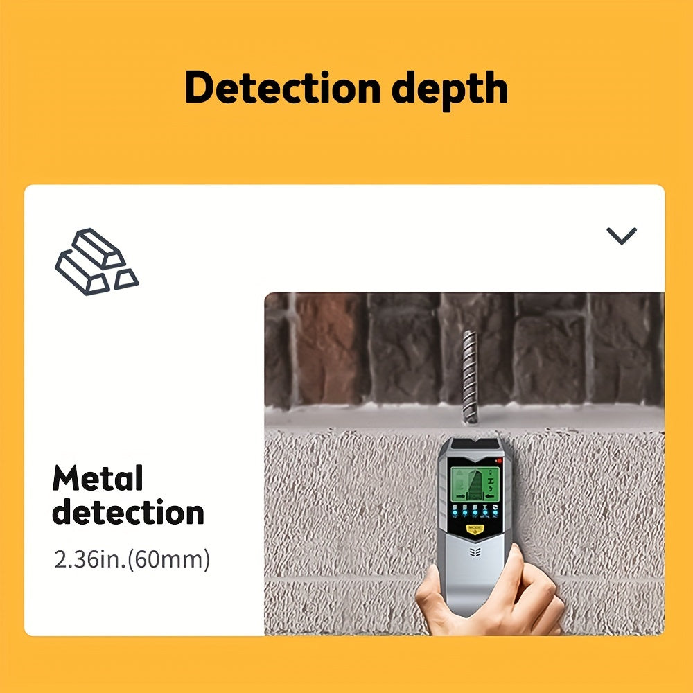 5 In 1 Electronic Wall Detector Finders Multifunctional Handheld Metal Detector Stud Wood Finder Electronic Measuring Instrument
