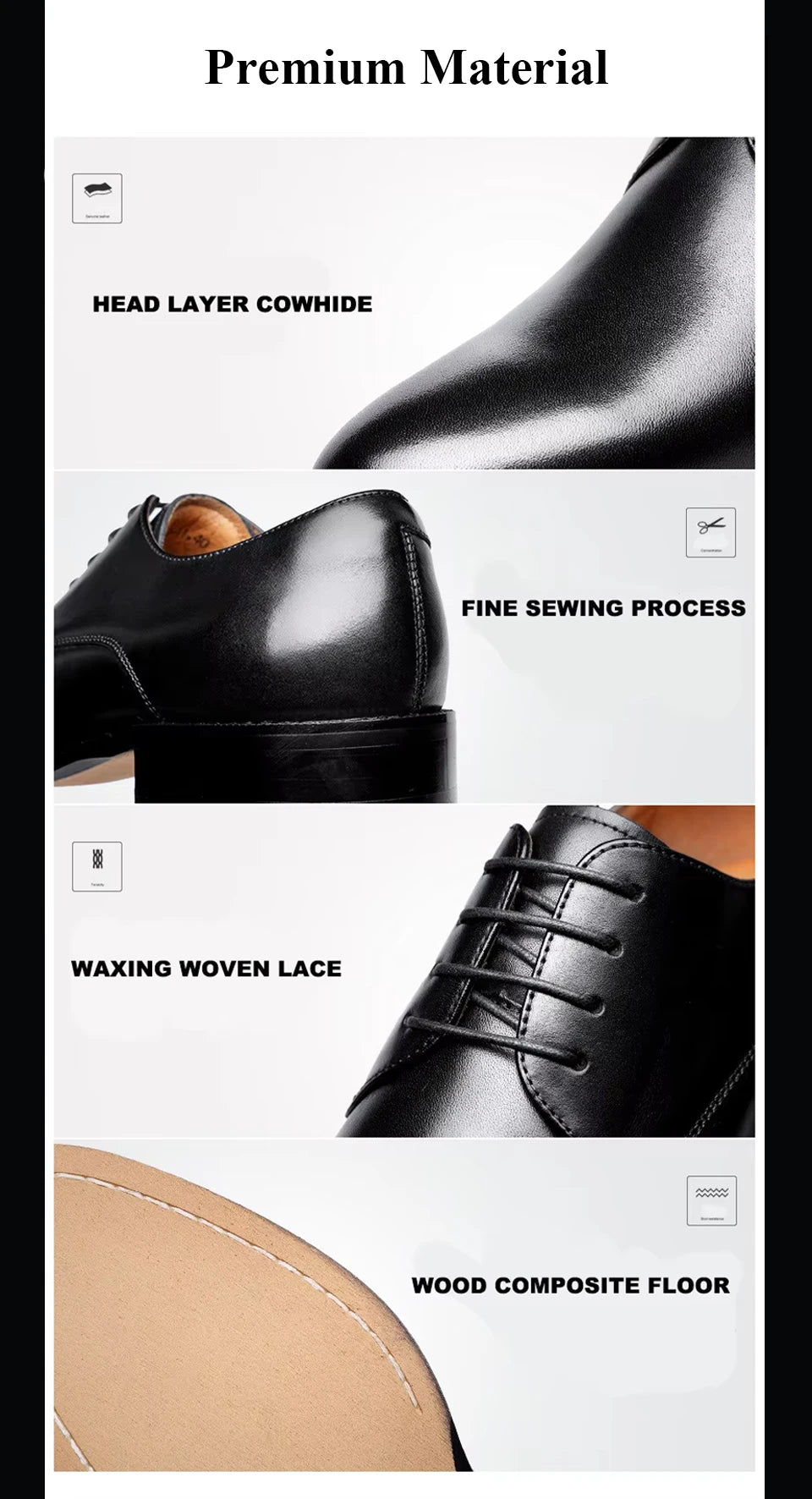 Desai en cuir véritable Derby chaussures hommes chaussures habillées d'affaires pour nan marque chaussures hommes chaussures décontractées cadeaux classiques