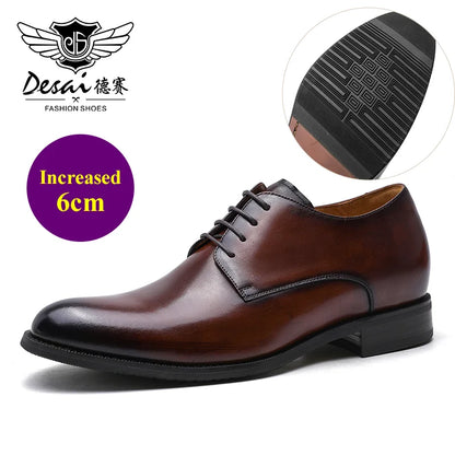 Desai en cuir véritable Derby chaussures hommes chaussures habillées d'affaires pour nan marque chaussures hommes chaussures décontractées cadeaux classiques