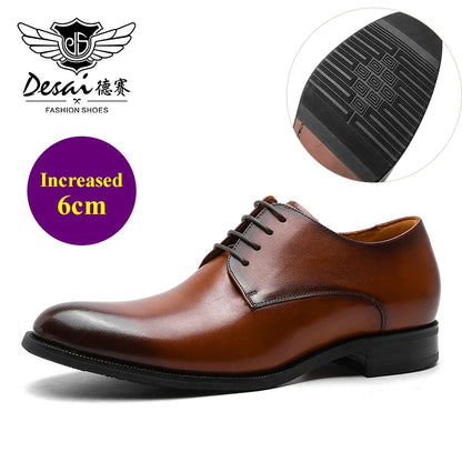Desai en cuir véritable Derby chaussures hommes chaussures habillées d'affaires pour nan marque chaussures hommes chaussures décontractées cadeaux classiques