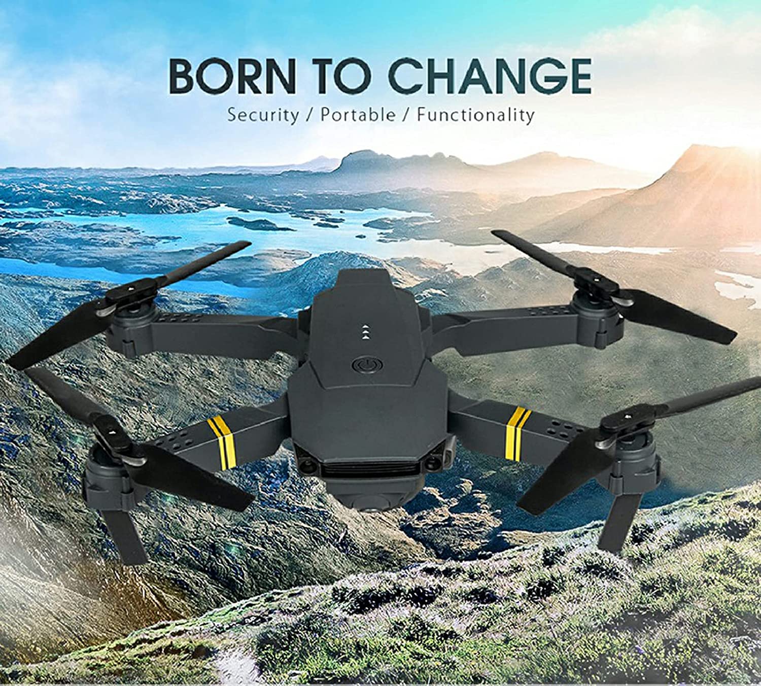 4K HD Dual Camera RC FPV WiFi Portable Wide Angle Foldable Quadcopter Drone - DOGOMET DIGITAL PLUS
