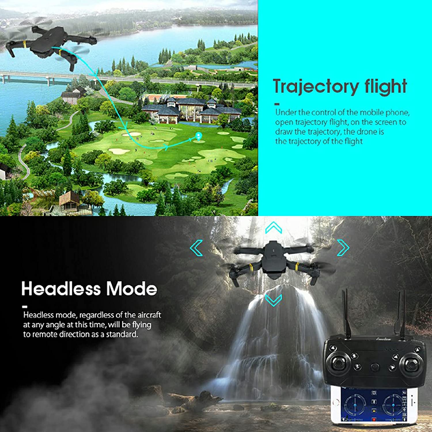 4K HD Dual Camera RC FPV WiFi Portable Wide Angle Foldable Quadcopter Drone - DOGOMET DIGITAL PLUS