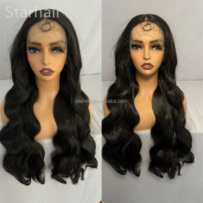 32inch Long Indian Lace Frontal Synthetic Hair Wig HD Full Lace Hairmony Lace Front Wigs Meche Braiding Hair Replacement  Topper - DOGOMET DIGITAL PLUS
