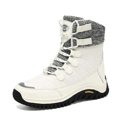 New Best Sale High Quality Long Tall Fur Boots Women 36-42 Fur Inside Warm Winter Shoes for Lady Outdoor Anti-slip Factory Oem