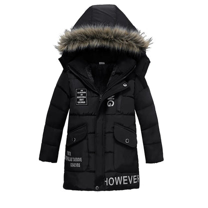 2021 New Boys Jackets Parka Baby Outerwear Children Winter Jackets Down Jackets Coats Warm Kids Baby Thick Cotton Down for Boys