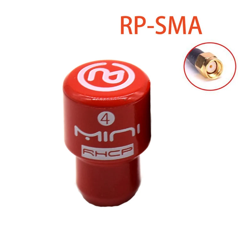 Antenne Lollipop 4 RHCP 5.8G, transmetteur/récepteur FPV 2.8Dbi à gain élevé, SMA/RP-SMA/MMCX/UFL pour pièce de drone de course RC FPV - DOGOMET DIGITAL PLUS