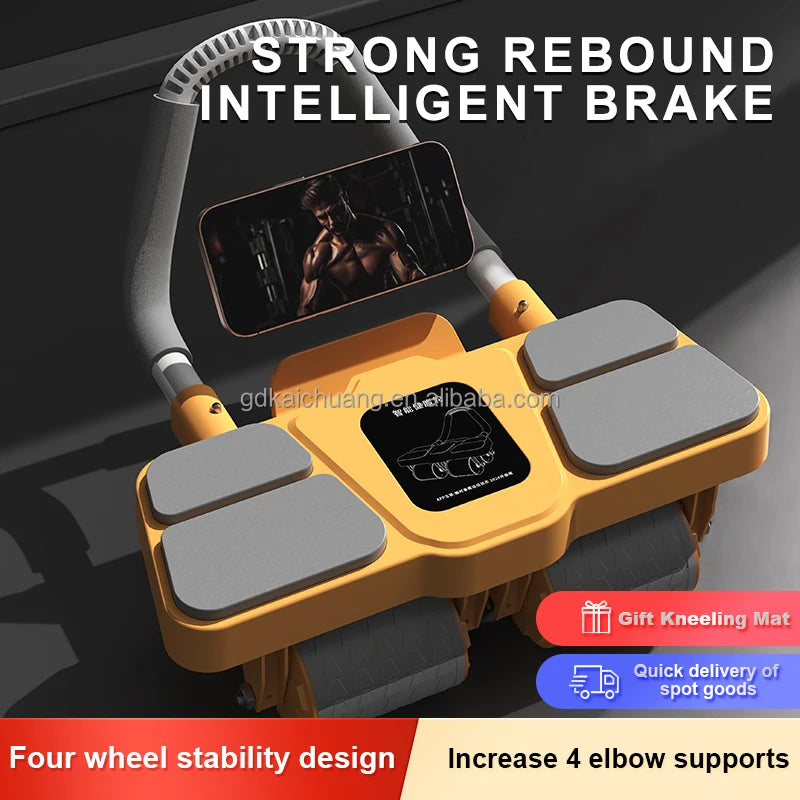 Birthday Gifts Abdominal Wireless Roller Wheel Ab Fitness Home for Gym Workout Equipment Exercise Sliders Trainer Muscle