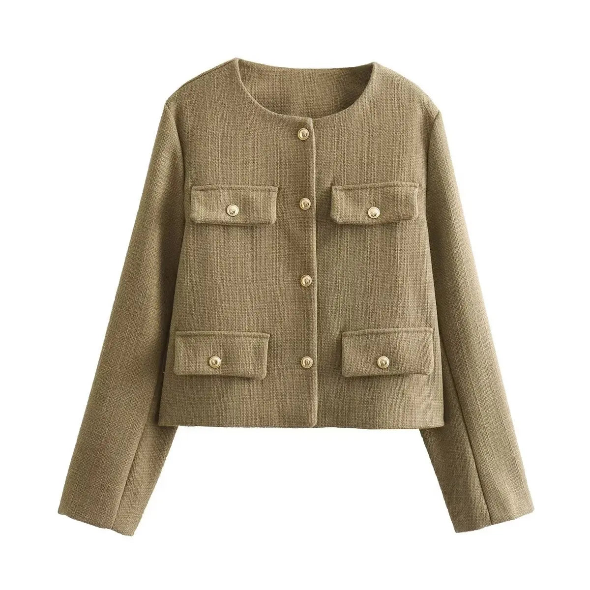 Women's Fashion Short Fashion Celebrity Top Versatile Casual  Coat New Autumn and Winter Jackets