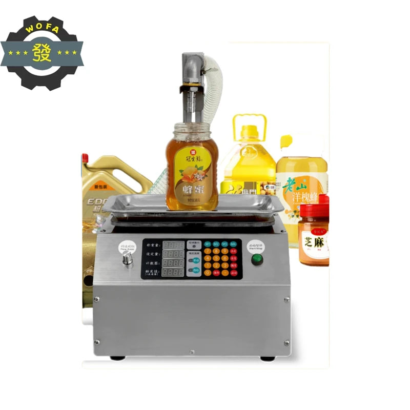 WF-L17 Honey Cream Bottle Detergent Cream Filling Machine Semi-automatic Paint Skin Cream Ketchup Quantitative Filling Equipment - DOGOMET DIGITAL PLUS