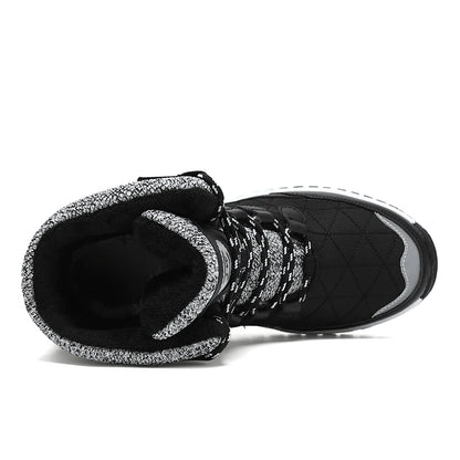 New Best Sale High Quality Long Tall Fur Boots Women 36-42 Fur Inside Warm Winter Shoes for Lady Outdoor Anti-slip Factory Oem