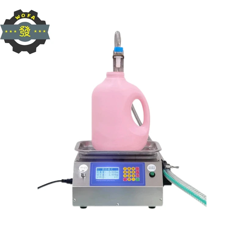 WF-L17 Honey Cream Bottle Detergent Cream Filling Machine Semi-automatic Paint Skin Cream Ketchup Quantitative Filling Equipment - DOGOMET DIGITAL PLUS