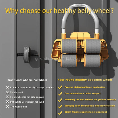 Birthday Gifts Abdominal Wireless Roller Wheel Ab Fitness Home for Gym Workout Equipment Exercise Sliders Trainer Muscle