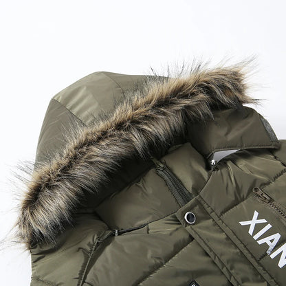 2021 New Boys Jackets Parka Baby Outerwear Children Winter Jackets Down Jackets Coats Warm Kids Baby Thick Cotton Down for Boys