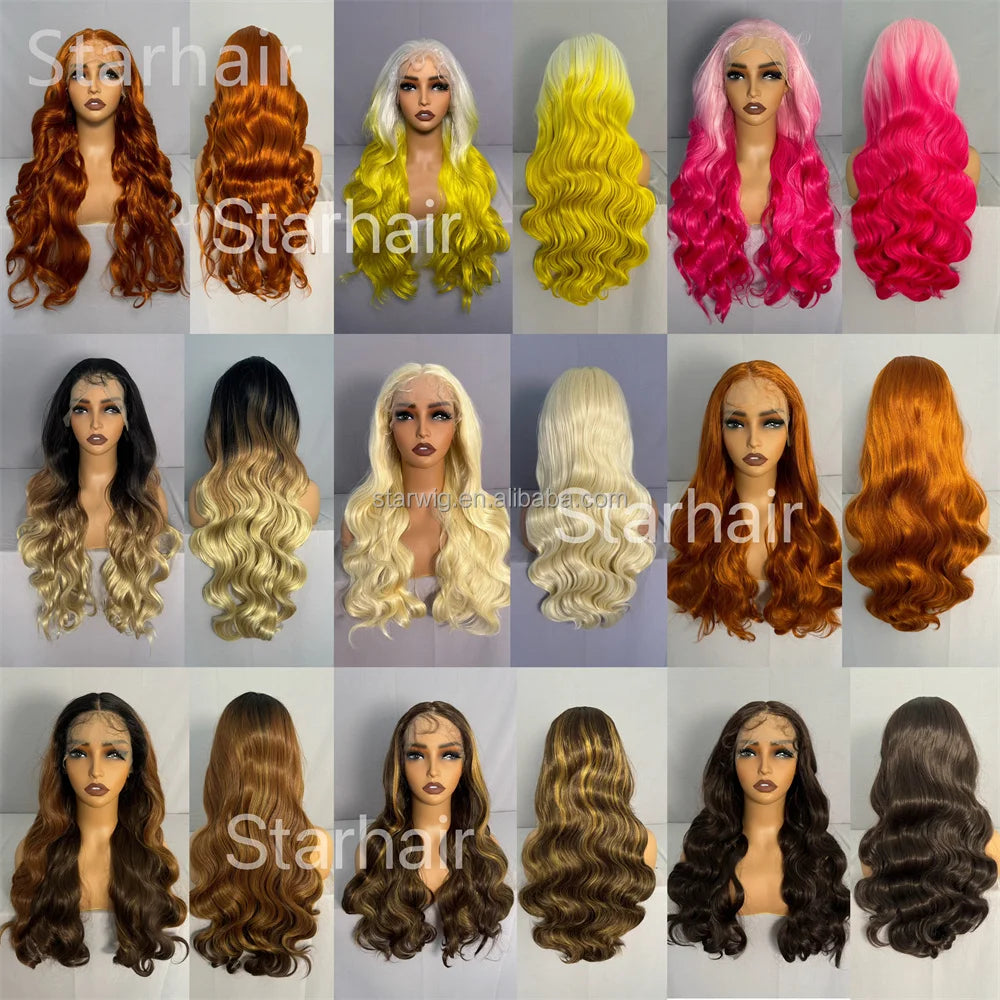 32inch Long Indian Lace Frontal Synthetic Hair Wig HD Full Lace Hairmony Lace Front Wigs Meche Braiding Hair Replacement  Topper - DOGOMET DIGITAL PLUS