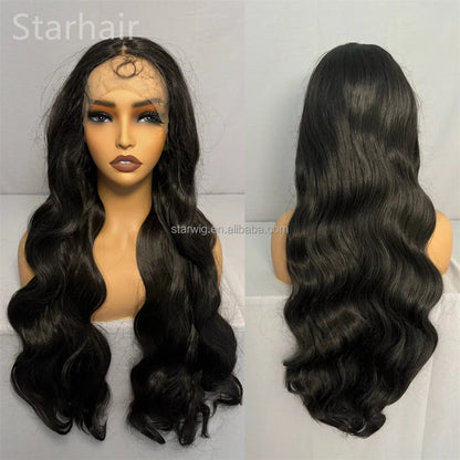 32inch Long Indian Lace Frontal Synthetic Hair Wig HD Full Lace Hairmony Lace Front Wigs Meche Braiding Hair Replacement  Topper - DOGOMET DIGITAL PLUS