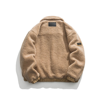 2022 Winter Jackets for Men Turn Down Collar Workout Puffer Jacket Quality Fleece Jacket Men