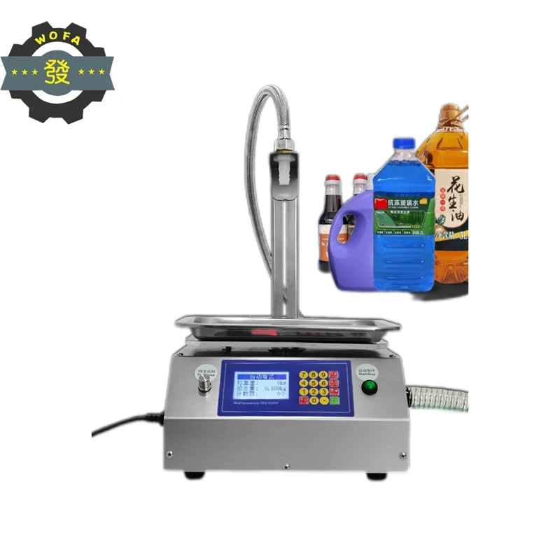 WF-L17 Honey Cream Bottle Detergent Cream Filling Machine Semi-automatic Paint Skin Cream Ketchup Quantitative Filling Equipment - DOGOMET DIGITAL PLUS