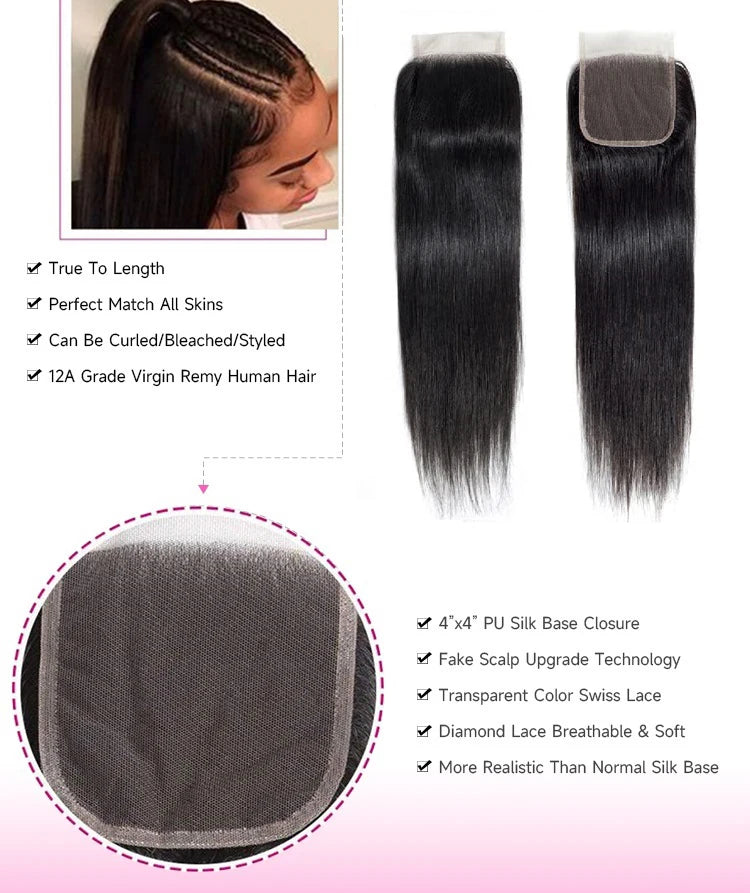 Cheap Bulk Extension Vendor Meche Humain Bresilienne Cuticle Aligned Raw Virgin Brazilian Packet Human Hair Bundles With Closure - DOGOMET DIGITAL PLUS