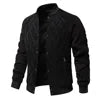 Men Coats Jacket Stand Collar Full Raglan Sleeve Casual Regular Single Breasted Coat Autumn Winter Jackets