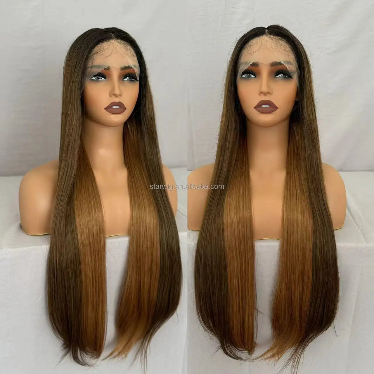 32inch Long Indian Lace Frontal Synthetic Hair Wig HD Full Lace Hairmony Lace Front Wigs Meche Braiding Hair Replacement  Topper - DOGOMET DIGITAL PLUS