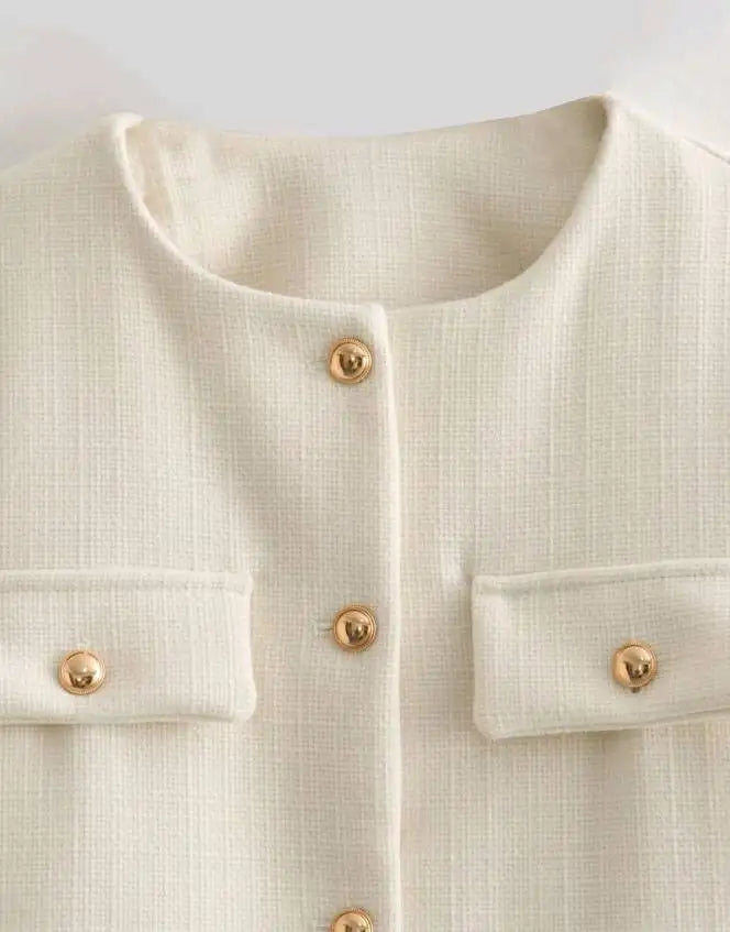 Women's Fashion Short Fashion Celebrity Top Versatile Casual  Coat New Autumn and Winter Jackets