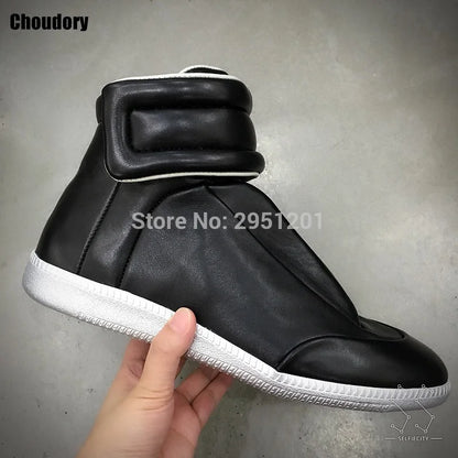 28 couleurs hommes en cuir véritable haut bottines à lacets chaussures plates formateurs or rouge argent noir marque de luxe hommes chaussures décontracté