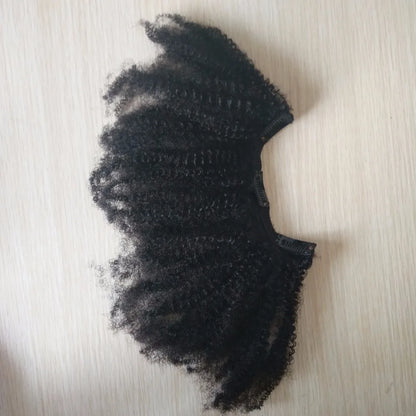 Factory Offer Unprocessed 100% Virgin Mongolian Kinky Curly Clip in Hair Meche - DOGOMET DIGITAL PLUS