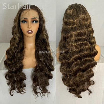 32inch Long Indian Lace Frontal Synthetic Hair Wig HD Full Lace Hairmony Lace Front Wigs Meche Braiding Hair Replacement  Topper - DOGOMET DIGITAL PLUS