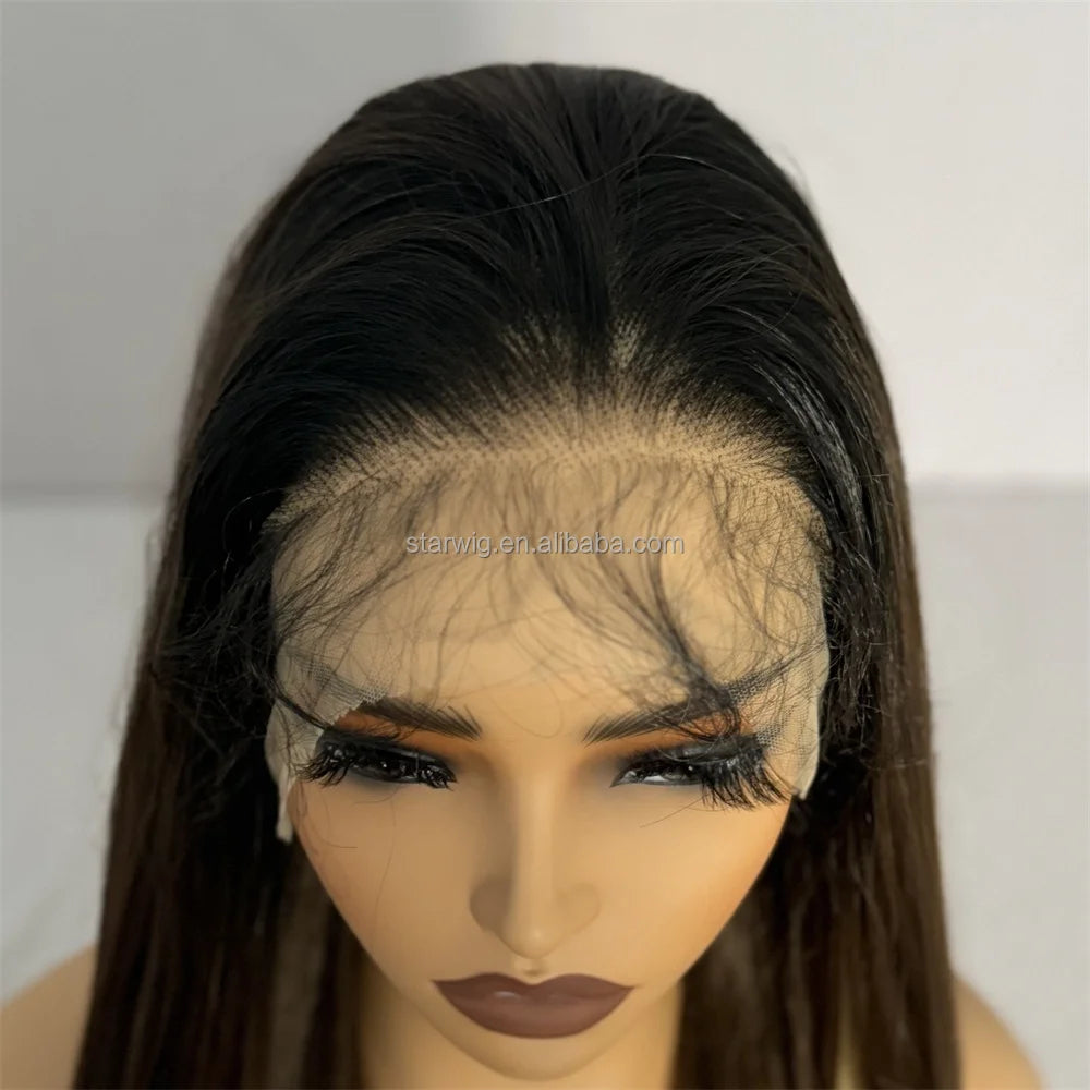 32inch Long Indian Lace Frontal Synthetic Hair Wig HD Full Lace Hairmony Lace Front Wigs Meche Braiding Hair Replacement  Topper - DOGOMET DIGITAL PLUS