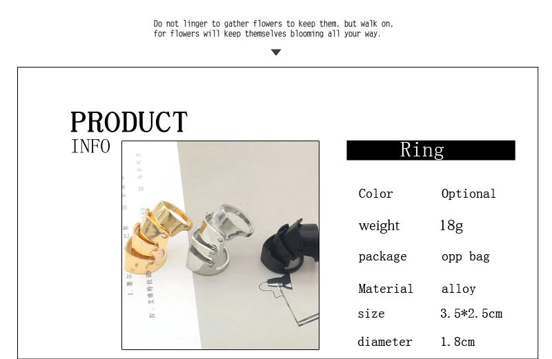 Anneau métallique Punk créatif pour hommes et femmes, armure commune, peut porter des bijoux, accessoires tendance, cadeaux - DOGOMET DIGITAL PLUS