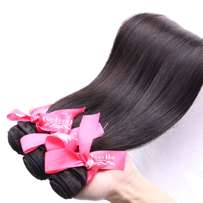 Cheap Bulk Extension Vendor Meche Humain Bresilienne Cuticle Aligned Raw Virgin Brazilian Packet Human Hair Bundles With Closure - DOGOMET DIGITAL PLUS