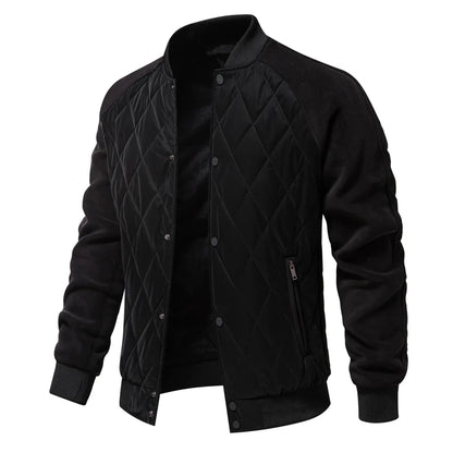 Men Coats Jacket Stand Collar Full Raglan Sleeve Casual Regular Single Breasted Coat Autumn Winter Jackets