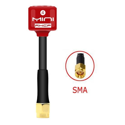 Antenne Lollipop 4 RHCP 5.8G, transmetteur/récepteur FPV 2.8Dbi à gain élevé, SMA/RP-SMA/MMCX/UFL pour pièce de drone de course RC FPV - DOGOMET DIGITAL PLUS