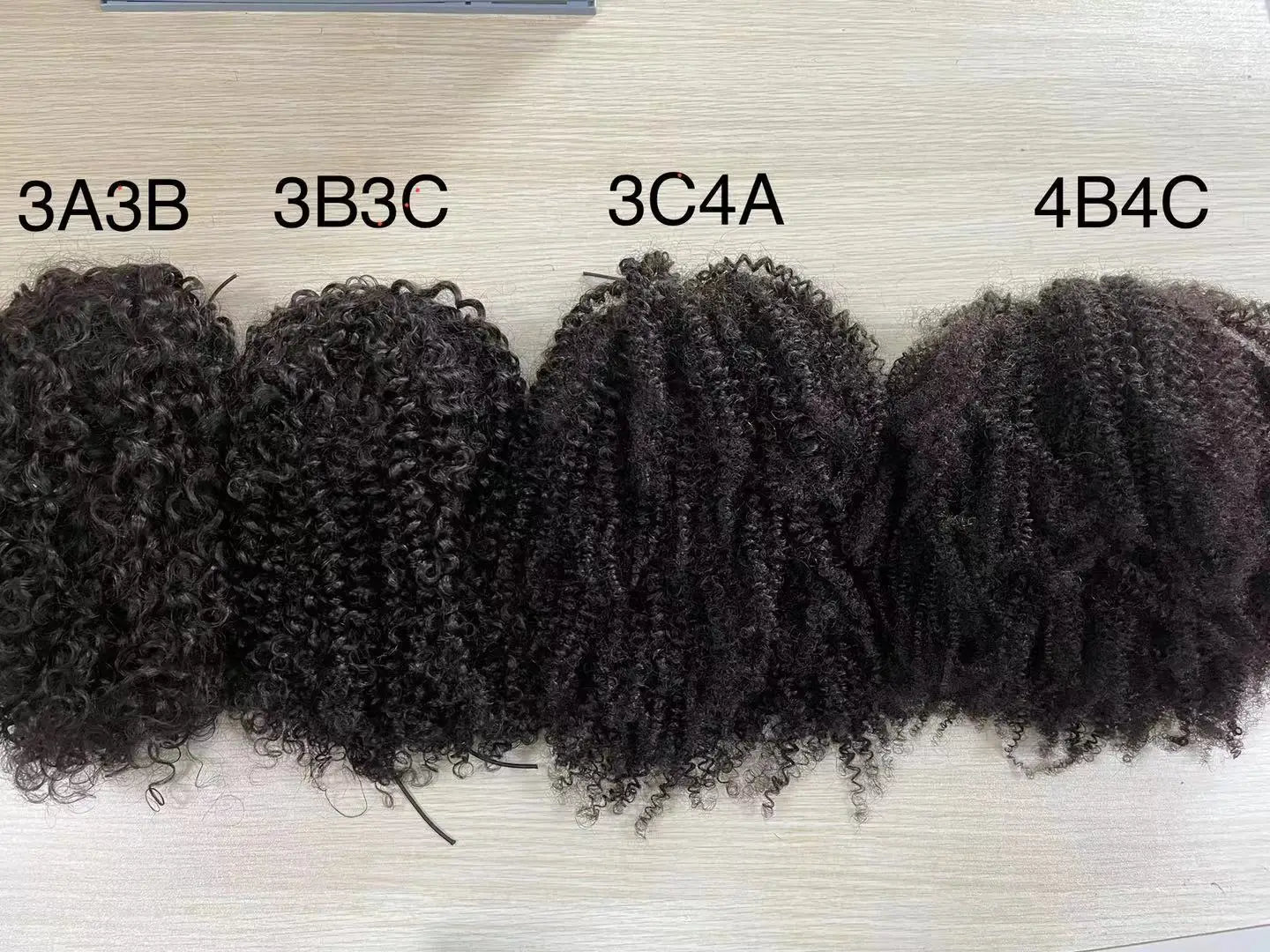 China Factory Wholesale Raw Material Unprocessed Mongolian Kinky Curly 3b-3c Hair Weft/meche/extension - DOGOMET DIGITAL PLUS