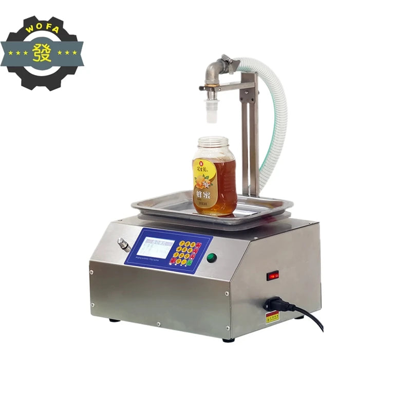 WF-L17 Honey Cream Bottle Detergent Cream Filling Machine Semi-automatic Paint Skin Cream Ketchup Quantitative Filling Equipment - DOGOMET DIGITAL PLUS