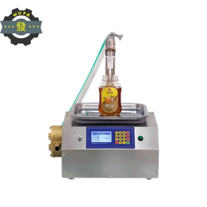 WF-L17 Honey Cream Bottle Detergent Cream Filling Machine Semi-automatic Paint Skin Cream Ketchup Quantitative Filling Equipment - DOGOMET DIGITAL PLUS