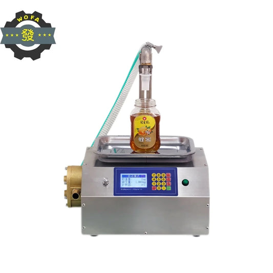 WF-L17 Honey Cream Bottle Detergent Cream Filling Machine Semi-automatic Paint Skin Cream Ketchup Quantitative Filling Equipment - DOGOMET DIGITAL PLUS