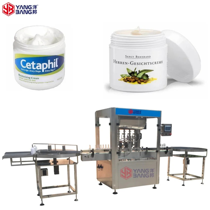 YB-J4B Skin Cream Filling Machine Moisturizing Cream Daily Face and Body Moisturizer Paste Bottle Filling and Capping Machine