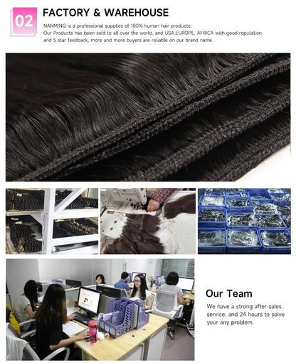 Cheap Bulk Extension Vendor Meche Humain Bresilienne Cuticle Aligned Raw Virgin Brazilian Packet Human Hair Bundles With Closure - DOGOMET DIGITAL PLUS