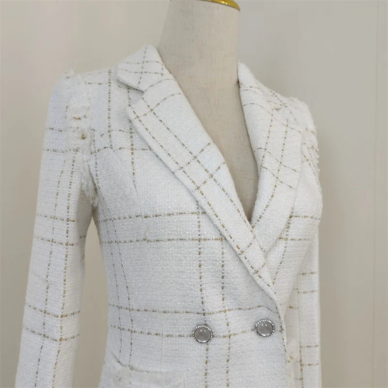 A4359 Wholesale White Tassel Long Sleeve Winter Jackets Women Coats Designer Coat