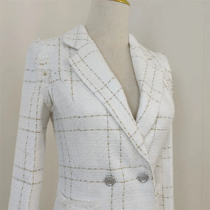 A4359 Wholesale White Tassel Long Sleeve Winter Jackets Women Coats Designer Coat