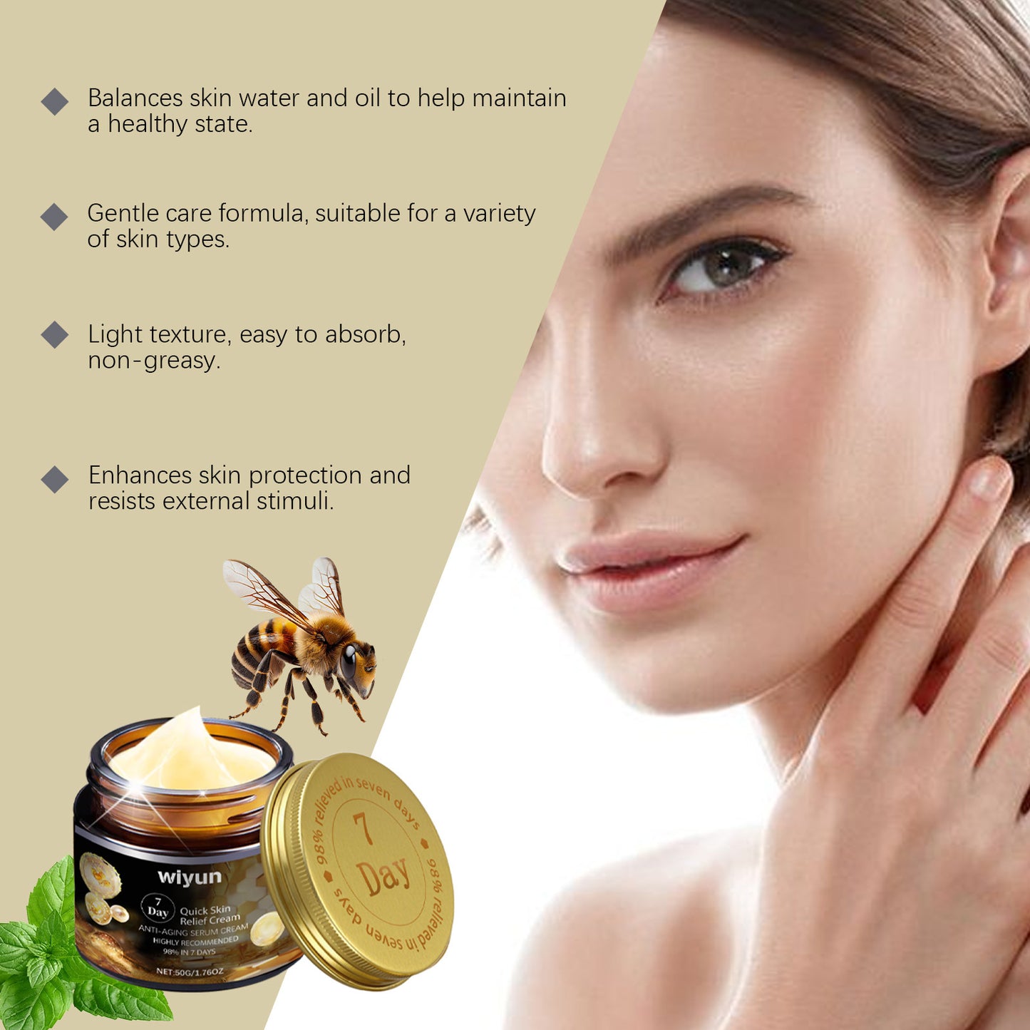 Bee Venom Wrinkles Remover Face Cream Tighten Firming Lifting Anti Aging Fade Fine Lines Moisturizing Whitening Repair Skin Care - DOGOMET DIGITAL PLUS