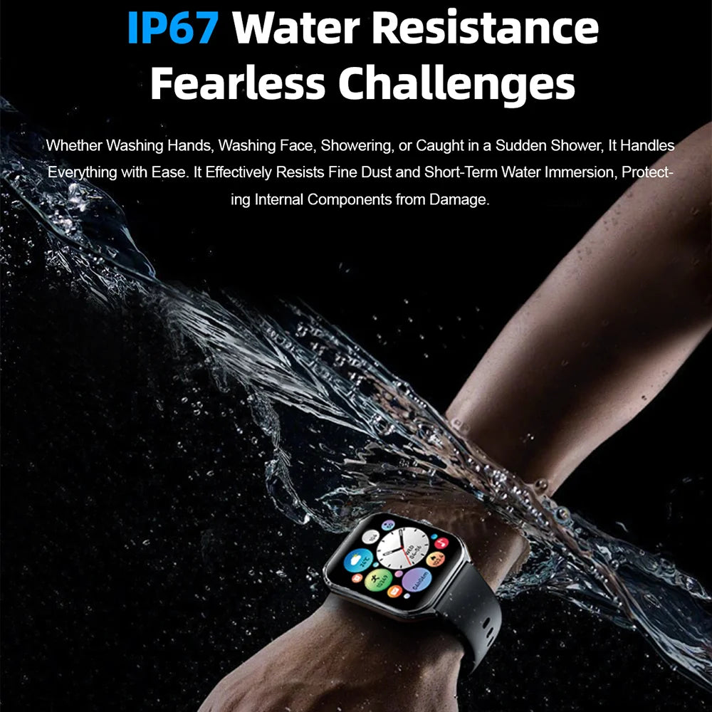 2025 Une nouvelle montre intelligente, montre de sport de 1,96 pouces, étanche IP67, plus de modes sportifs 110, traqueur d'activité physique, montre ultra-mince.