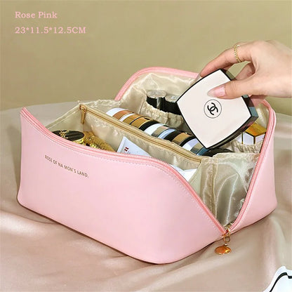 Cosmetic bag portable skin care products large capacity pillow bag high-end makeup travel toiletries storage bag
